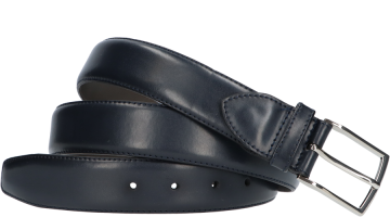 Blauw leren Vabotti 7365 D Blauw heren riem.